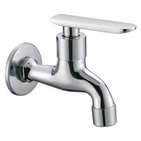 Brushed 304 Stainless Steel Material industrial cold water single handle water tap low price bibcock