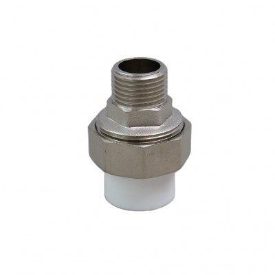 Zhuji Plumbing Materials Fittings Male Brass Thraed Ppr Union Water Supply