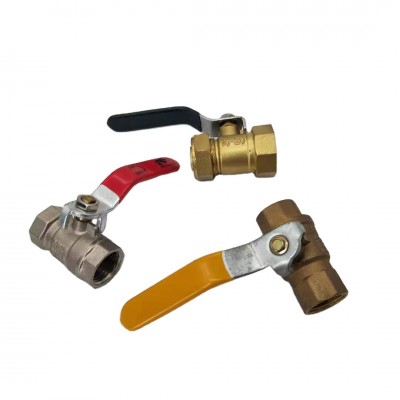 Female Solenoid Brass Ball Valve 1/2 Inch Bspt Thread Pp-r Pipe Fittings